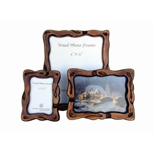 Sunshine Trading Sunshine Trading ST-23-7 Handmade Wood Photo Frame - 5 x 7 Inch ST-23-7 - main